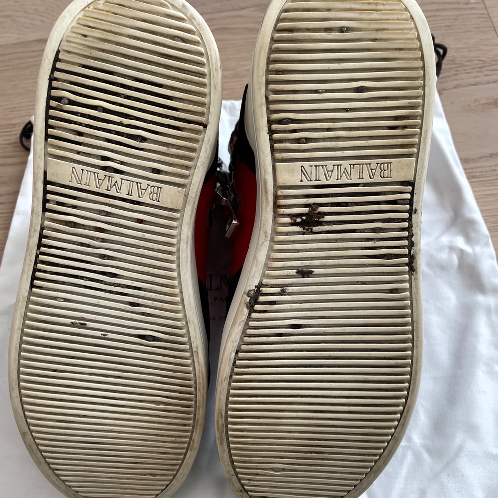 Balmain red high tops - Picture 6 of 6